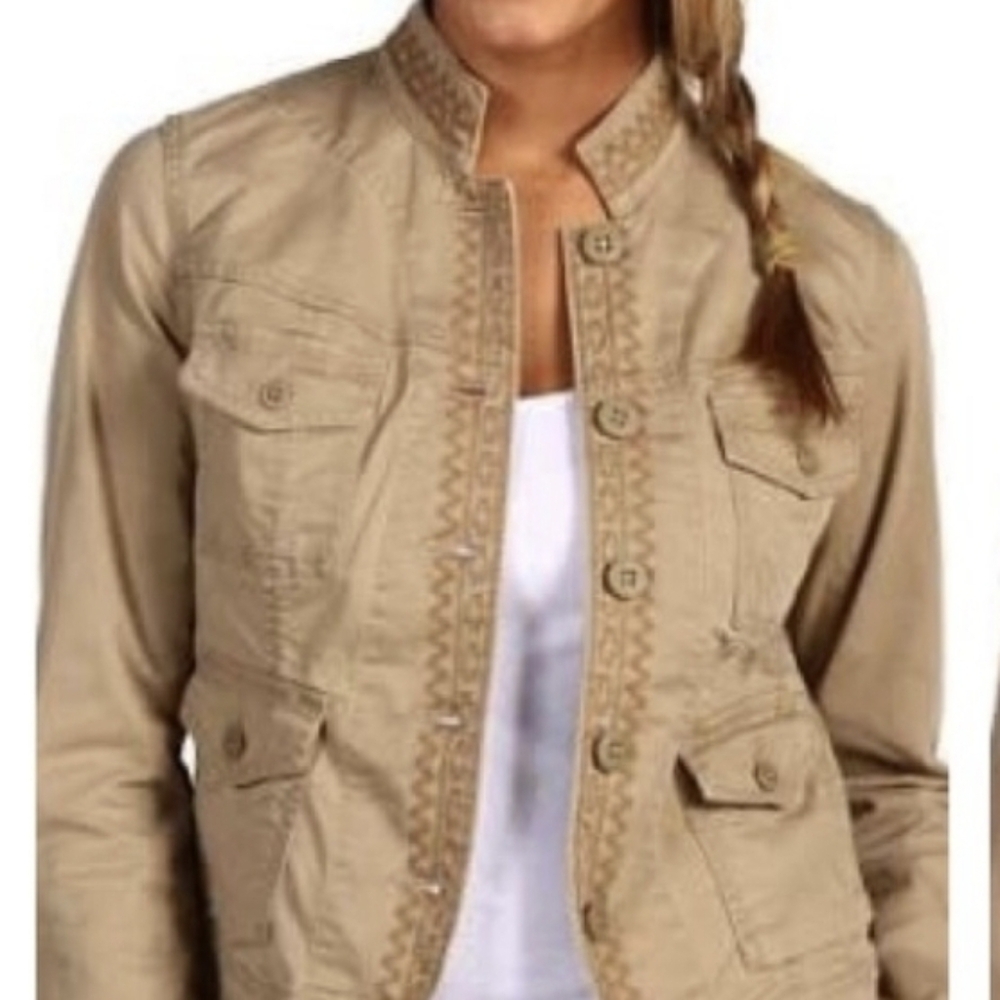NATURAL REFLECTIONS teill Embroidered Jacket 1X